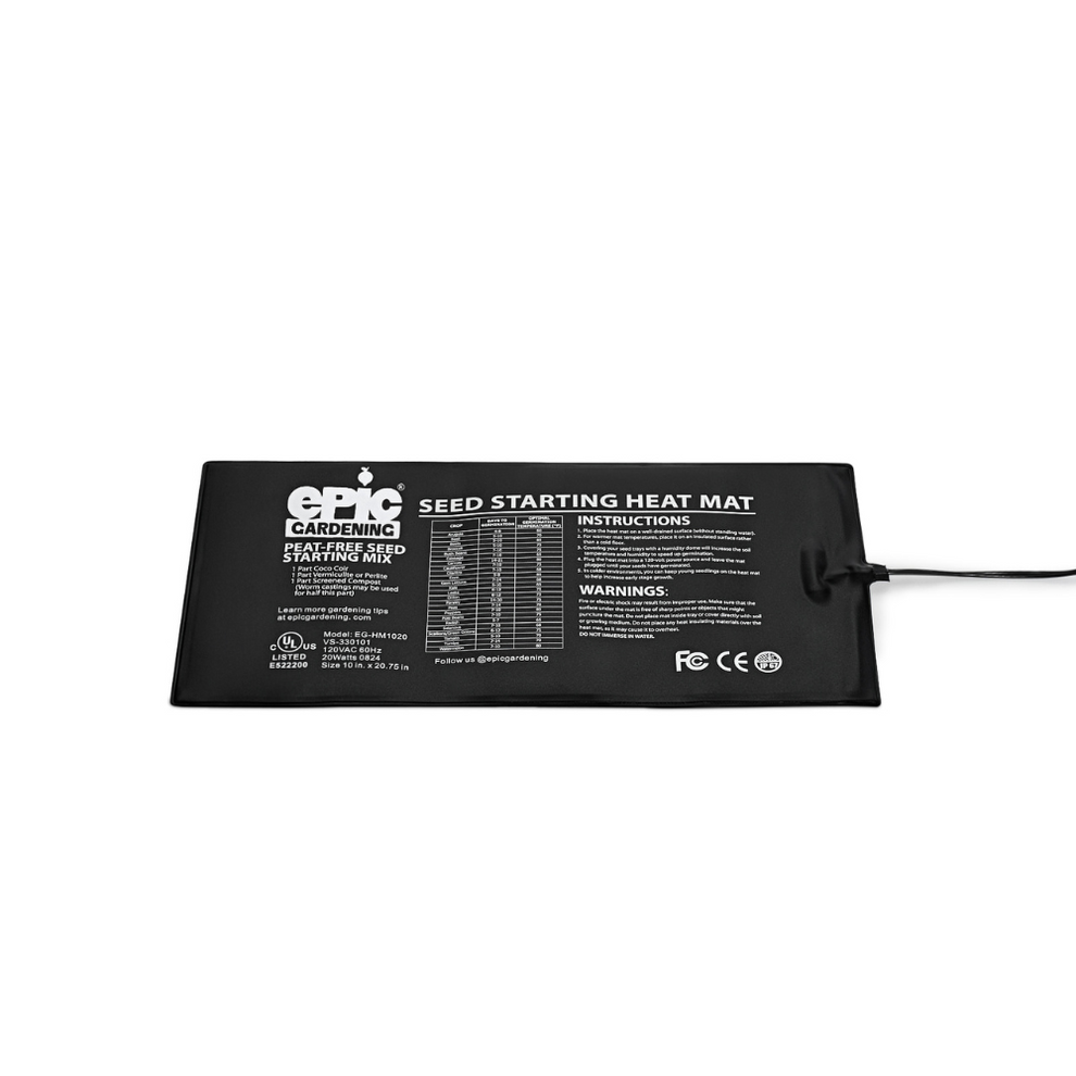 Epic Seed Starting Heat Mat Epic Gardening Epic seed starting heat mat epic gardening