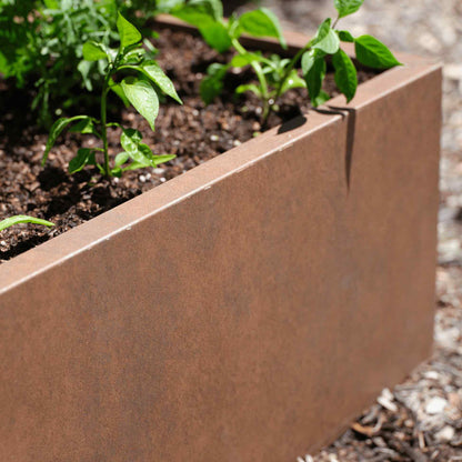 12" Tall Modern Raised Garden Bed