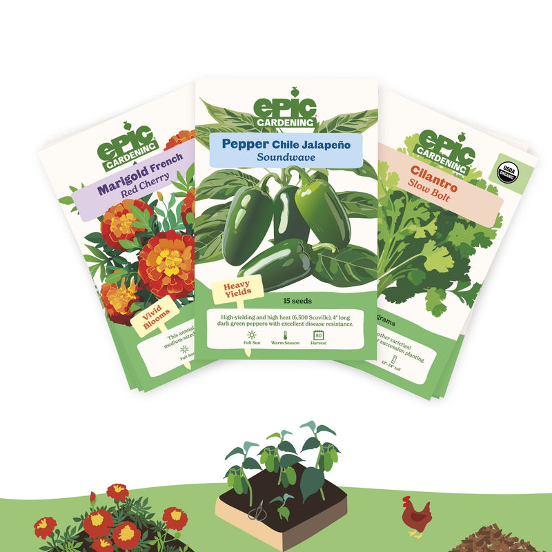 vegetable garden seed packets The Complete Epic Seed Collection – Epic Gardening