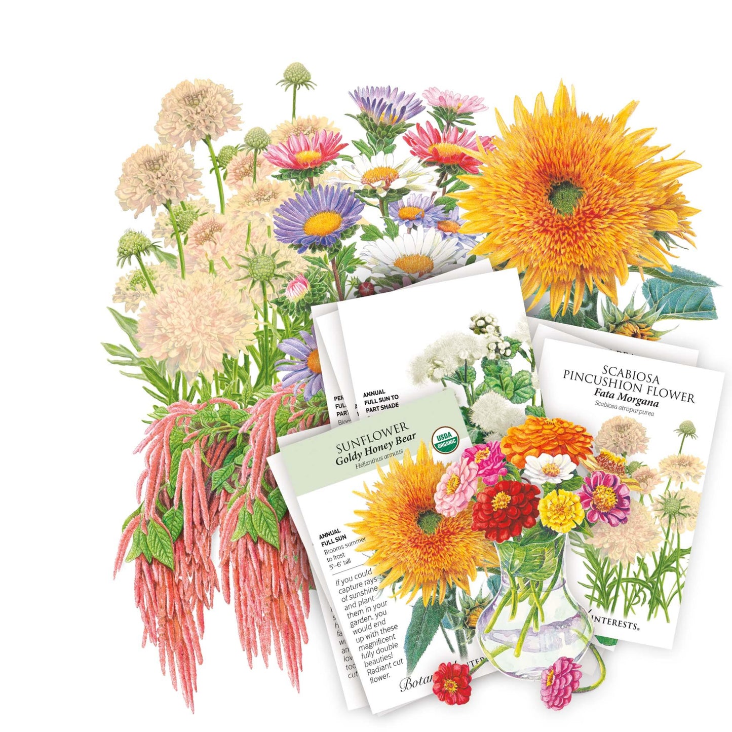Cut Flower Garden Seed Bundle