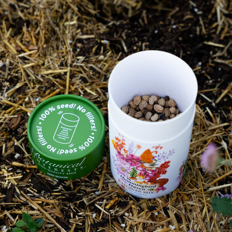 Hummingbird Haven Flower Mix Seed Shaker