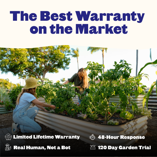 Medium Modular Metal Raised Garden Bed - 29” Tall