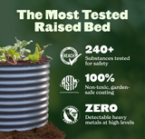 Round Metal Raised Garden Bed - 15" Tall