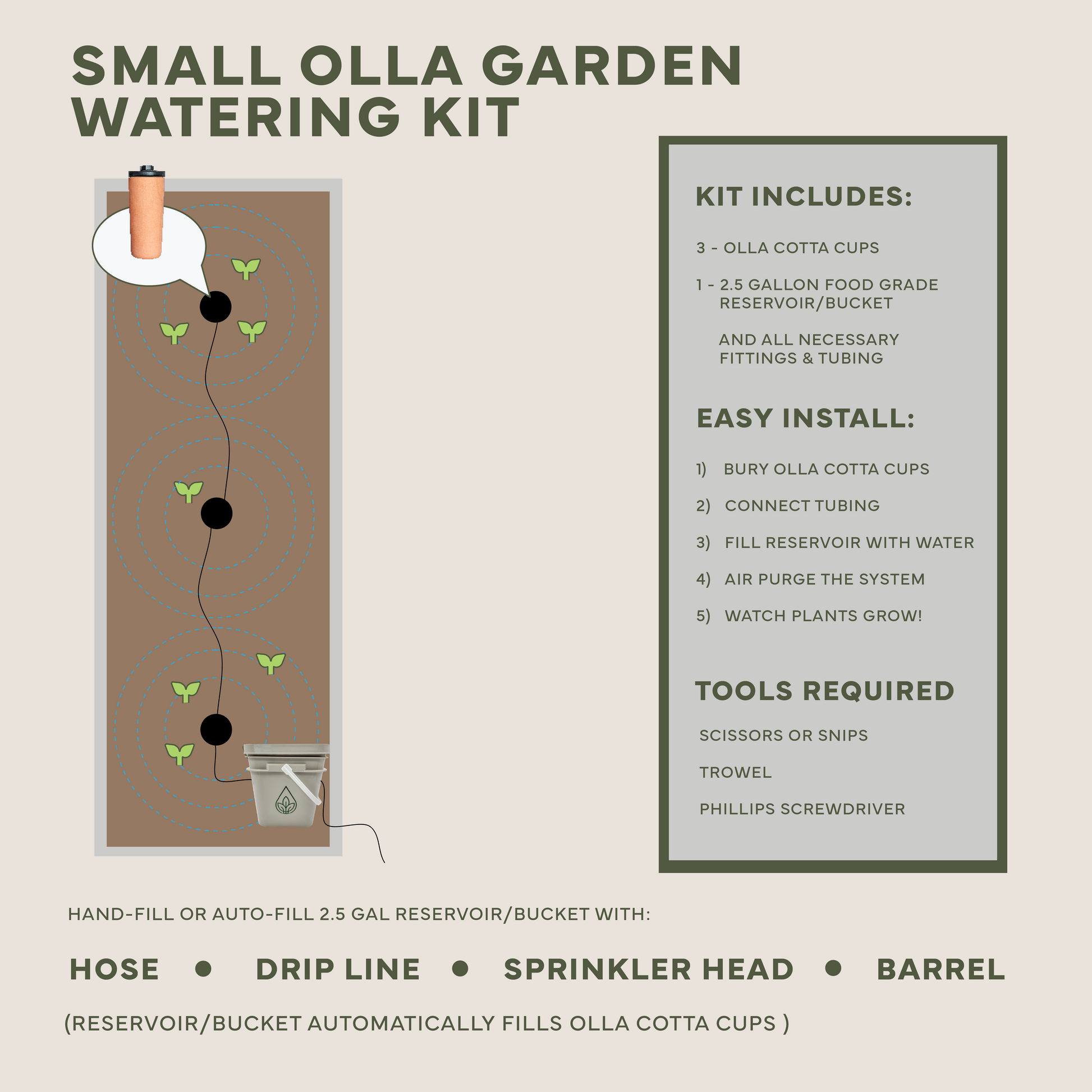 What is an olla and why choose this watering technique ?