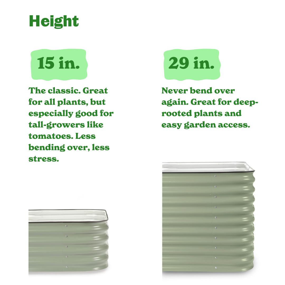 29” Tall Birdies Medium Modular Raised Garden Bed – Epic Gardening