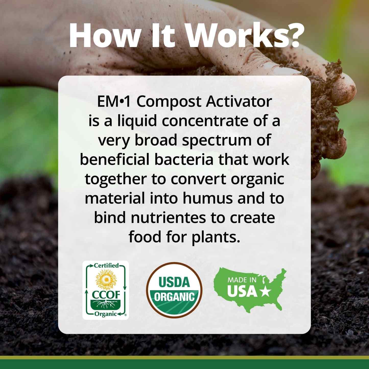 EM-1 Compost Starter, Concentrate