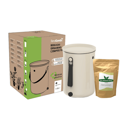  2 Bucket Indoor Bokashi Composting System - Kitchen Compost  Buckets with A Spout - Air Tight Gamma Seal Lid - Practical Way to Collect  All Your Organic Waste - 5lbs of