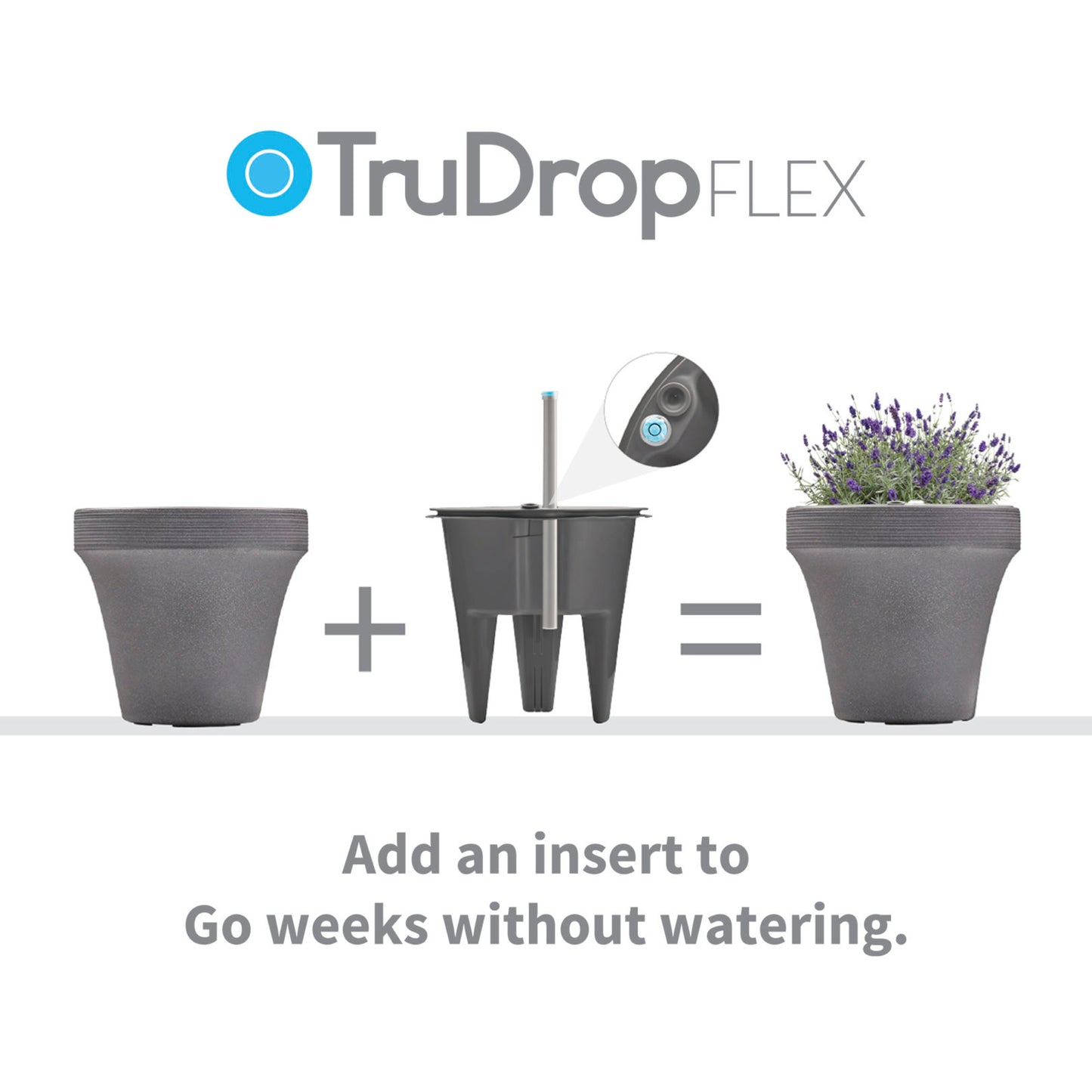 TruDrop Flex Step Modern Plant Pot