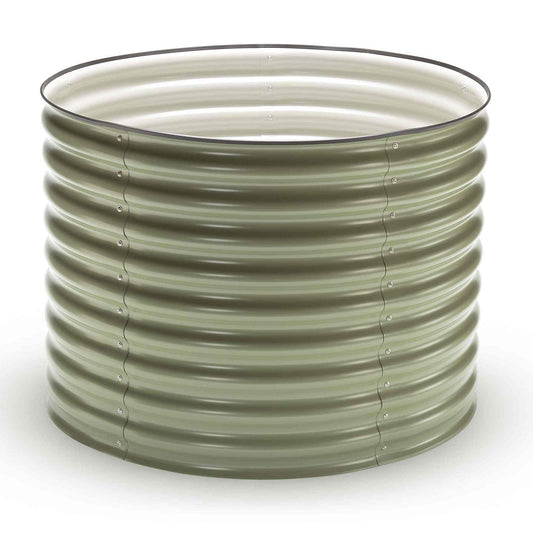 Round Metal Raised Garden Bed Kit - 29” Extra Tall - Mist Green