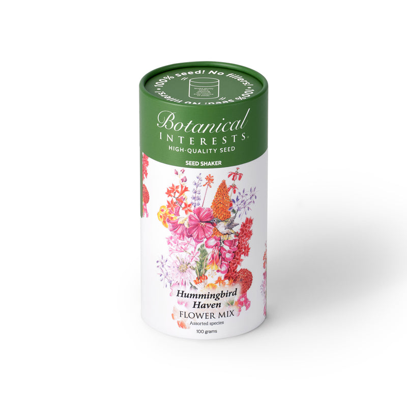 Hummingbird Haven Flower Mix Seed Shaker