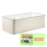 Large Modular Metal Raised Garden Bed - 29” Tall
