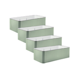 4-Pack Large Modular Metal Raised Garden Bed - 29” Tall