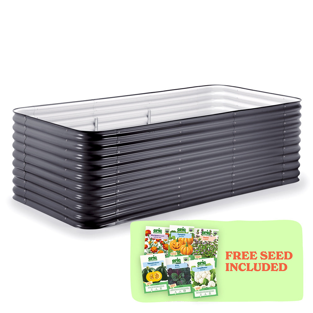 Large Modular Metal Raised Garden Bed - 29” Tall