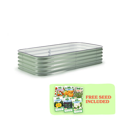 Medium Modular Metal Raised Garden Bed - 15" Tall