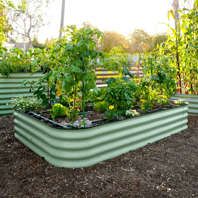 Medium Modular Metal Raised Garden Bed - 15" Tall