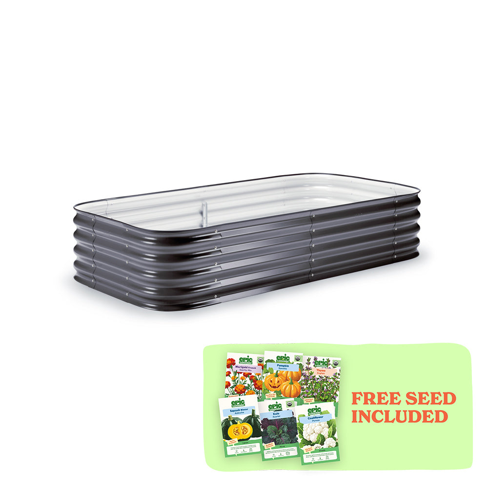 Medium Modular Metal Raised Garden Bed - 15" Tall