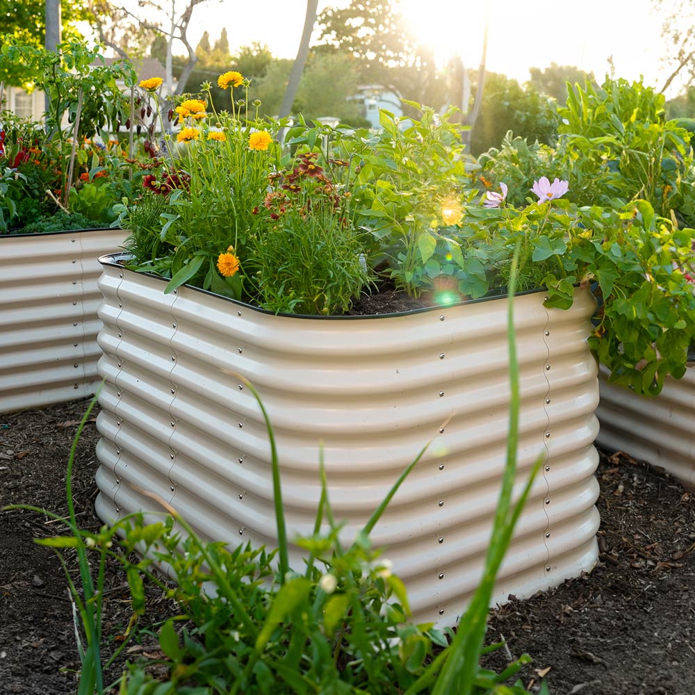 Medium Modular Metal Raised Garden Bed - 29” Tall
