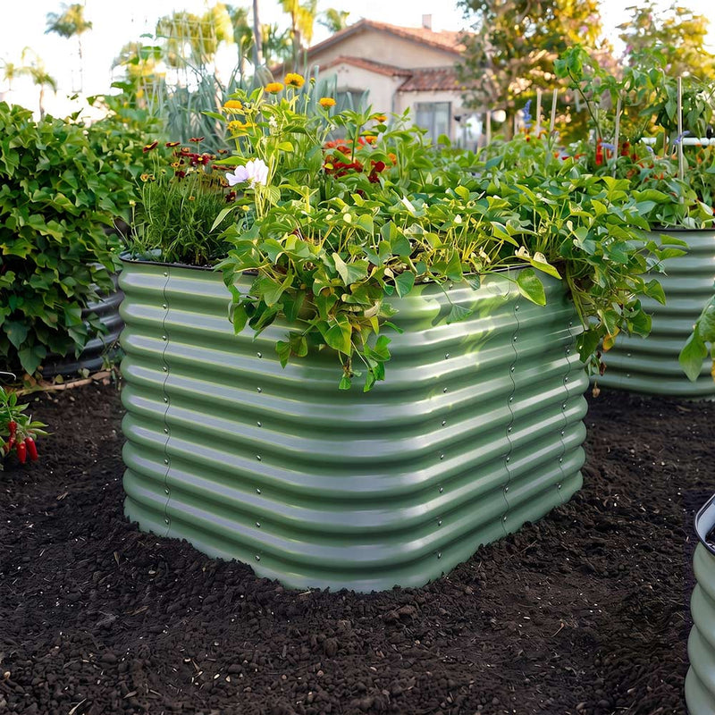 Medium Modular Metal Raised Garden Bed - 29” Tall