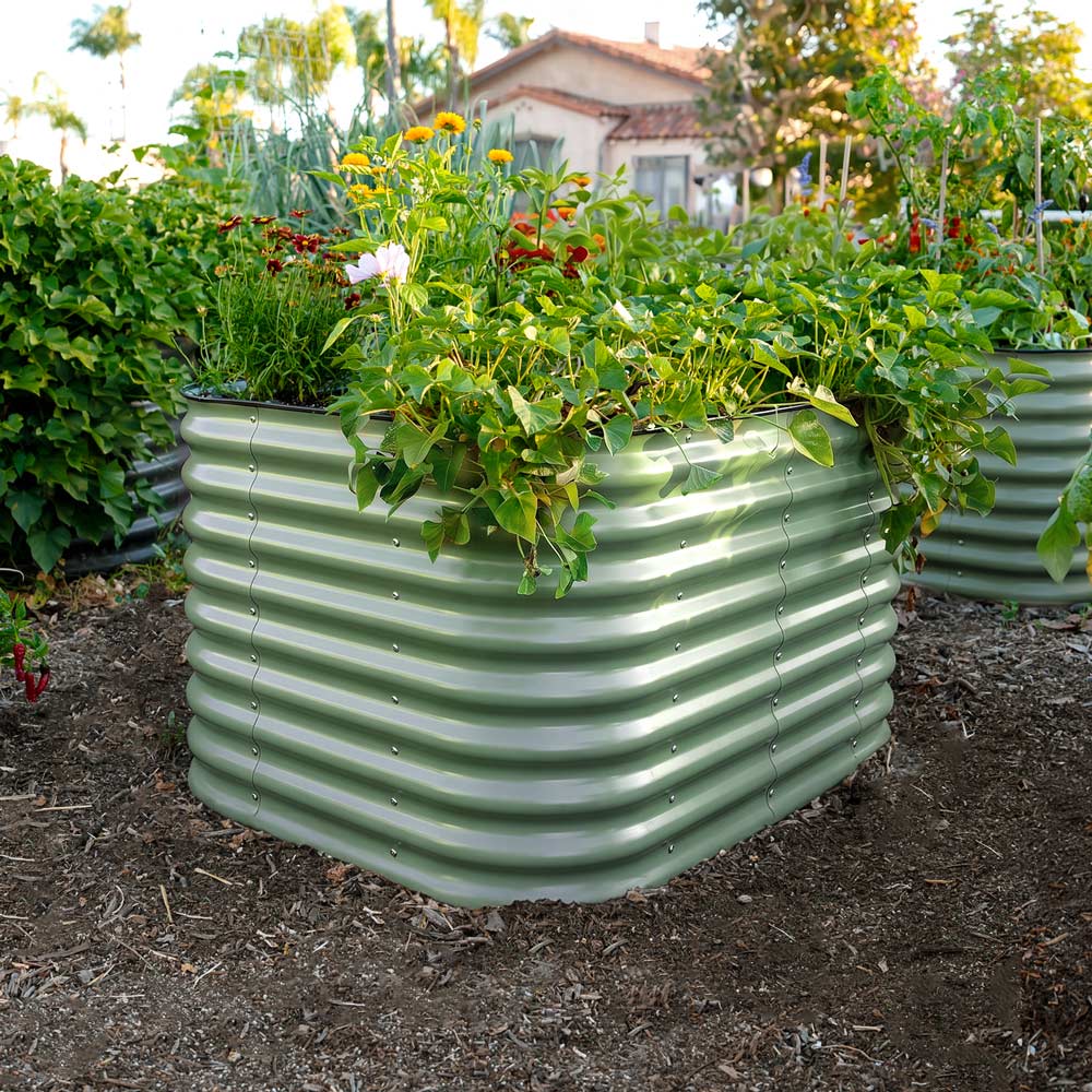 Medium Modular Metal Raised Garden Bed - 29” Tall