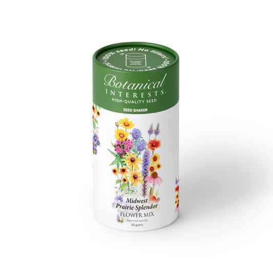 Midwest Prairie Splendor Flower Mix Seed Shaker