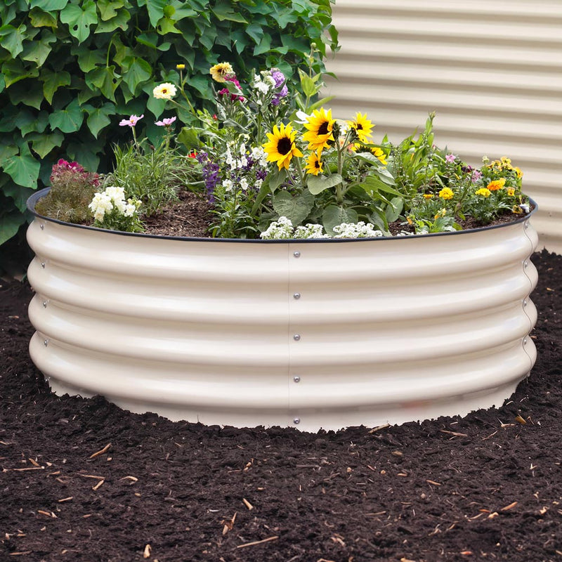 Round Metal Raised Garden Bed - 15