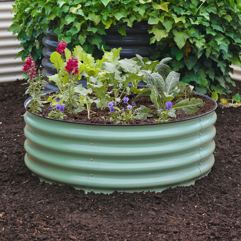 Round Metal Raised Garden Bed - 15