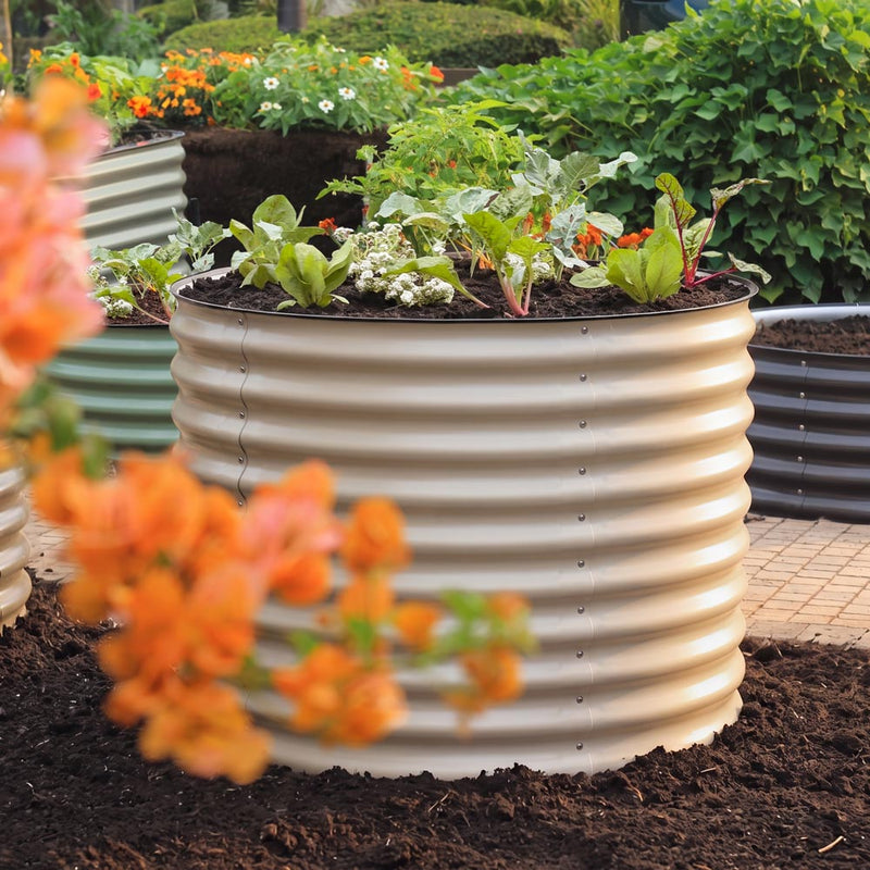 Round Metal Raised Garden Bed - 29