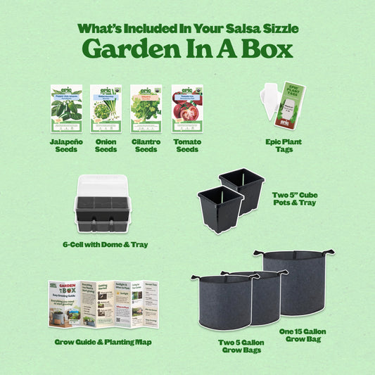 Epic Garden in a Box – Salsa Sizzle (Level 2)