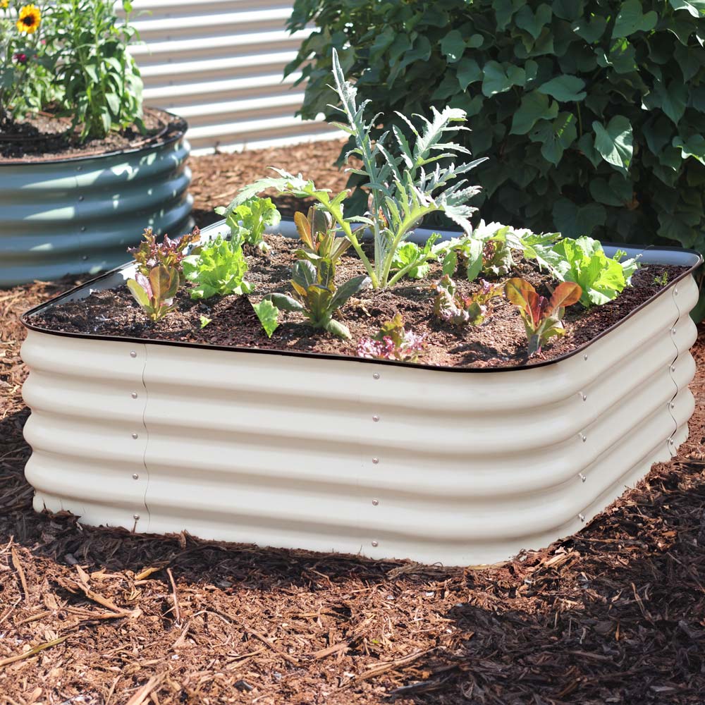 Small Modular Metal Raised Garden Bed - 15" Tall