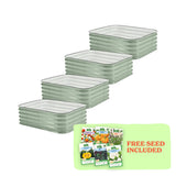 4-Pack Small Modular Metal Raised Garden Bed - 15" Tall