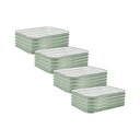 4-Pack Small Modular Metal Raised Garden Bed - 15" Tall