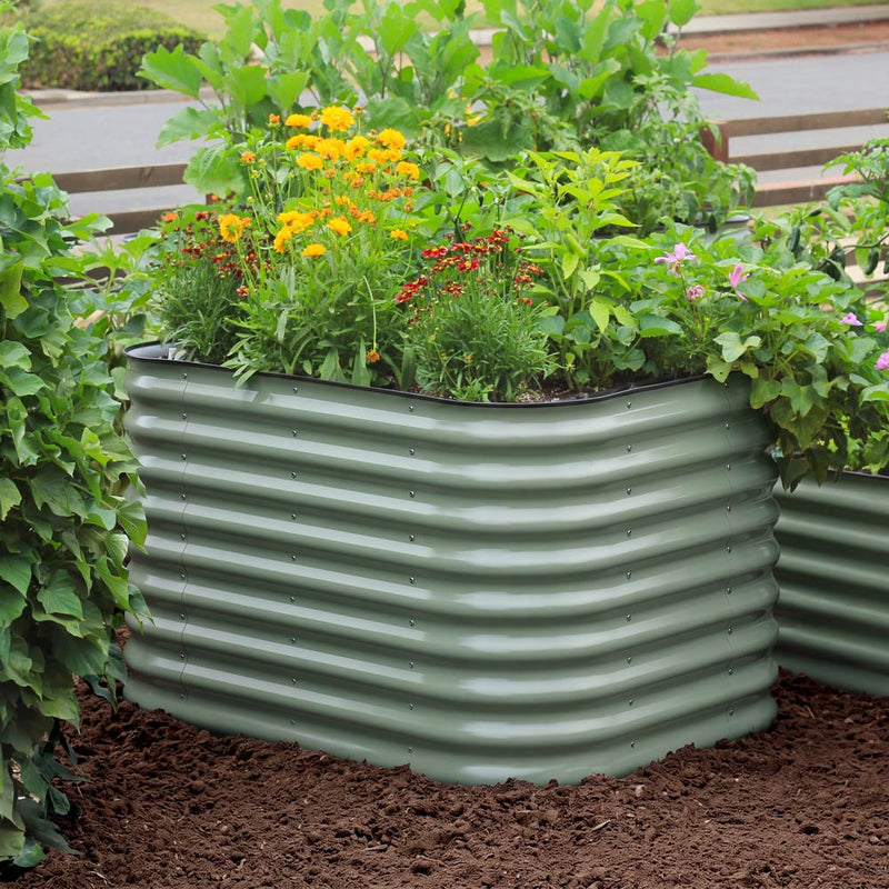 Small Modular Metal Raised Garden Bed - 29