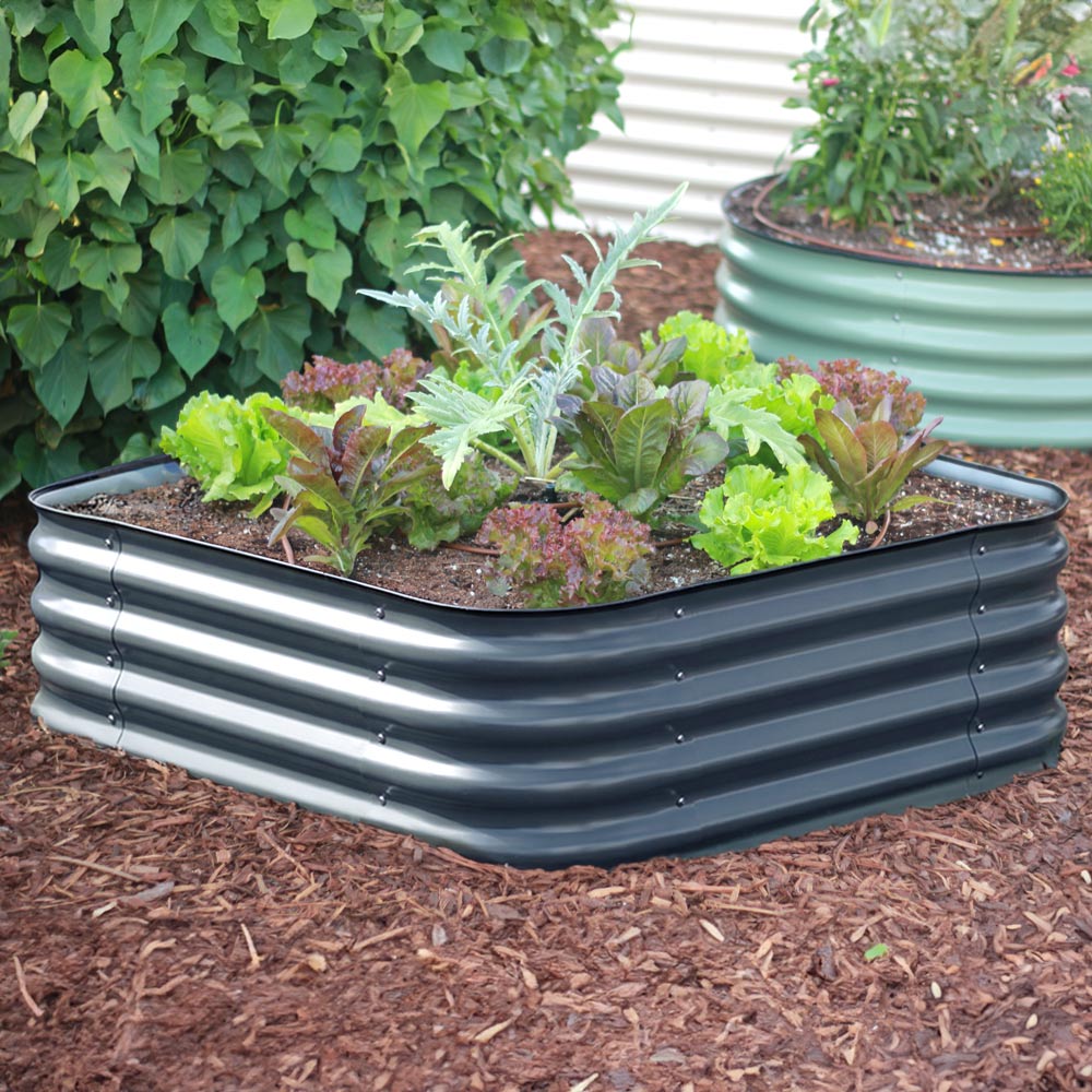 Small Modular Metal Raised Garden Bed - 15" Tall