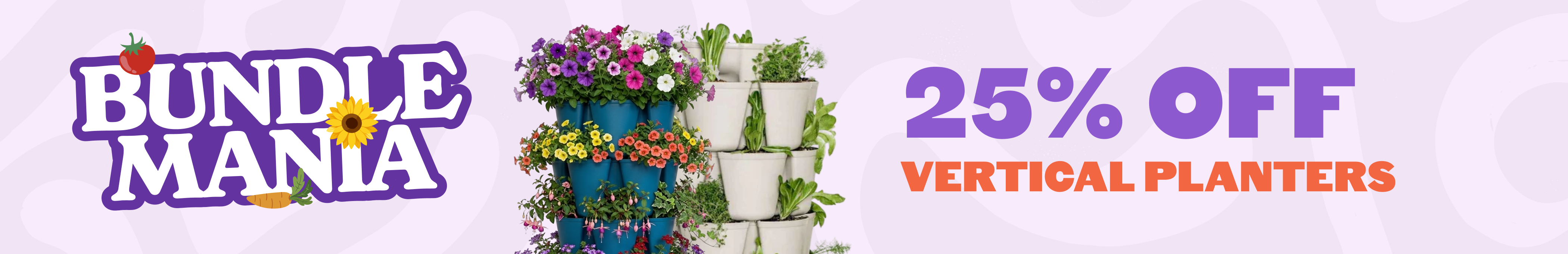 Bundle Mania - 25% off vertical planters